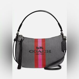 Coach New York Horse And Carriage Jacquard Sutton Purse